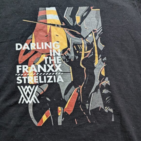 Darling in the Franxx Strelizia Anime Tee Black Size L Premium Cotton - Picture 4 of 6